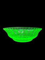 Schaal - Art deco floraal decor - Glas - annagroen of