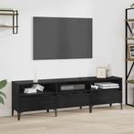 vidaXL TV-kast Zwart eiken 150 x 30 x 44.5 cm Bewerkt hout, Minder dan 50 cm, Verzenden, Nieuw, Minder dan 100 cm