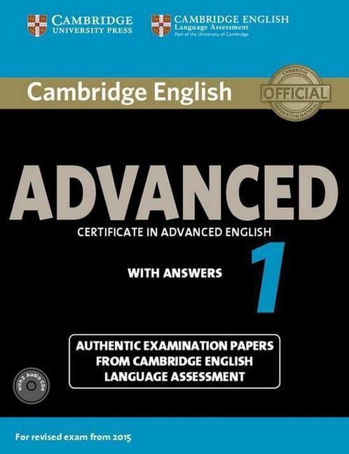 9781107654969 Cambridge English Adv 1 for Revised Exam fr..., Boeken, Schoolboeken, Zo goed als nieuw, Verzenden