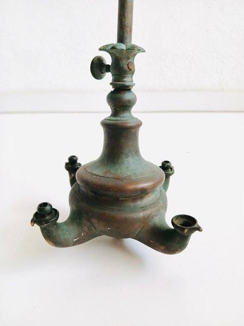 Lamp - met gereedschap - Brons - Olie hanglamp, Antiek en Kunst, Antiek | Overige Antiek
