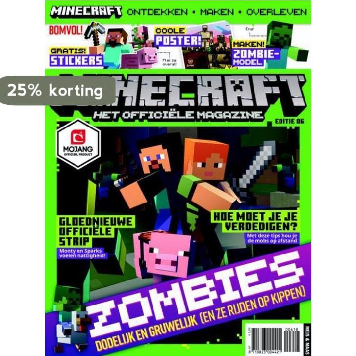 Minecraft: Het officiële magazine editie 6 8710823004421, Boeken, Hobby en Vrije tijd, Gelezen, Verzenden