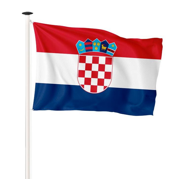 Vlag Kroatië 100x150cm (voor gevelstok), Diversen, Vlaggen en Wimpels, Nieuw