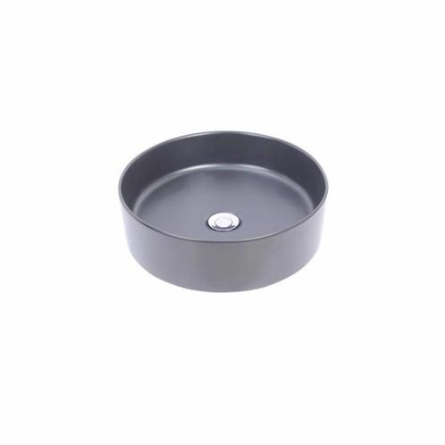 AQS Waskom Mono Opzet Model Rond Diameter 40cm Mat Zwart, Doe-het-zelf en Verbouw, Sanitair, Ophalen of Verzenden