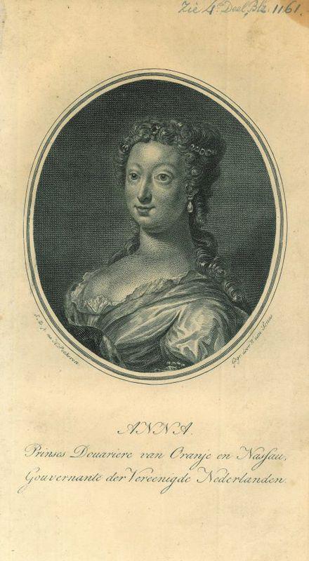 Portrait of Anne, Princess Royal and Princess of Orange, Antiek en Kunst, Kunst | Etsen en Gravures