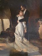 Edoardo Tofano (1838-1920), Seguace - Ritratto di Amanti, Antiek en Kunst