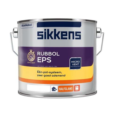 Sikkens Rubbol EPS - ral 9010 - 0,5 liter, Doe-het-zelf en Verbouw, Verf, Beits en Lak, Verf, Overige kleuren, Nieuw, Minder dan 5 liter