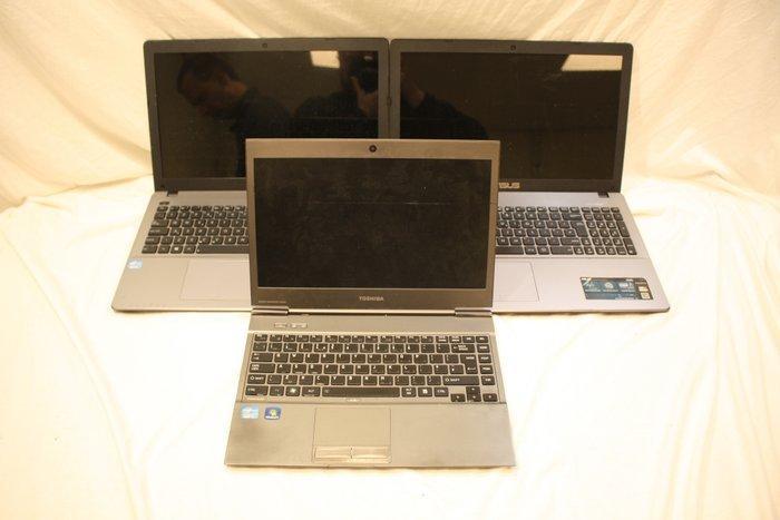 Lot of very sleek laptops: Toshiba & Asus - Core i3, i5, i7, Spelcomputers en Games, Spelcomputers | Overige Accessoires