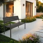 Tuinbank Line 2-zitter met aluminium frame 128x59x88cm - don, Verzenden, Nieuw