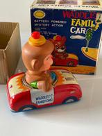 Yonezawa - Blikken speelgoedfiguur - Waddle Family Car -, Antiek en Kunst, Antiek | Speelgoed