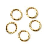 O-ring met veersluiting - 10mm - Goud, Nieuw, Overige typen, Ophalen of Verzenden