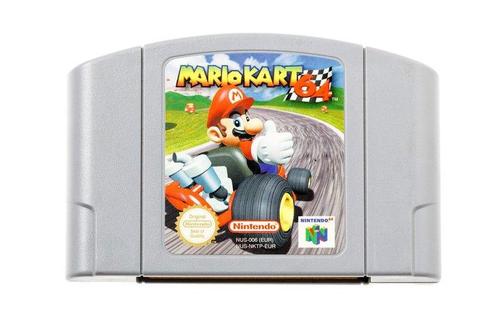 Mario Kart 64 [Nintendo 64], Spelcomputers en Games, Games | Nintendo 64, Zo goed als nieuw, Ophalen of Verzenden