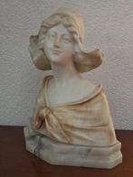 Romani J. - Florence - Beeld, Bust of a Woman - 26.5 cm -, Antiek en Kunst