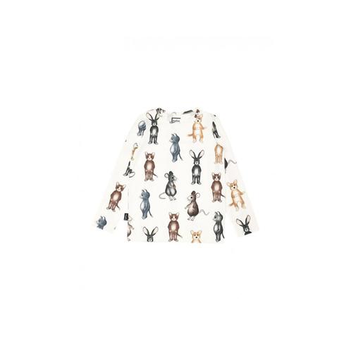 Shirt met lange mouwen - dierenprint - maten: 122/128,, Kinderen en Baby's, Kinderkleding | Overige, Nieuw, Verzenden