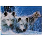 3-d poster wolven in de sneeuw NIEUW, Verzamelen, Nieuw, Ophalen of Verzenden