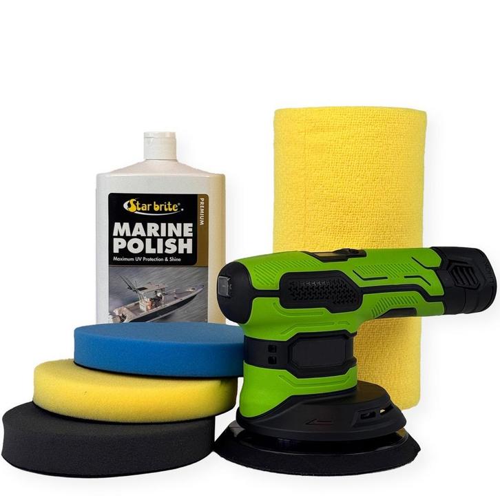 Accu-Poetsmachine met Poets Set, Watersport en Boten, Accessoires en Onderhoud, Nieuw, Ophalen of Verzenden