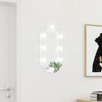 vidaXL Spiegel met LED-verlichting ovaal 60x30 cm glas, Huis en Inrichting, Woonaccessoires | Spiegels, Verzenden, Nieuw