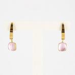 Oorbellen - 18 karaat Geel goud Quartz, Nieuw