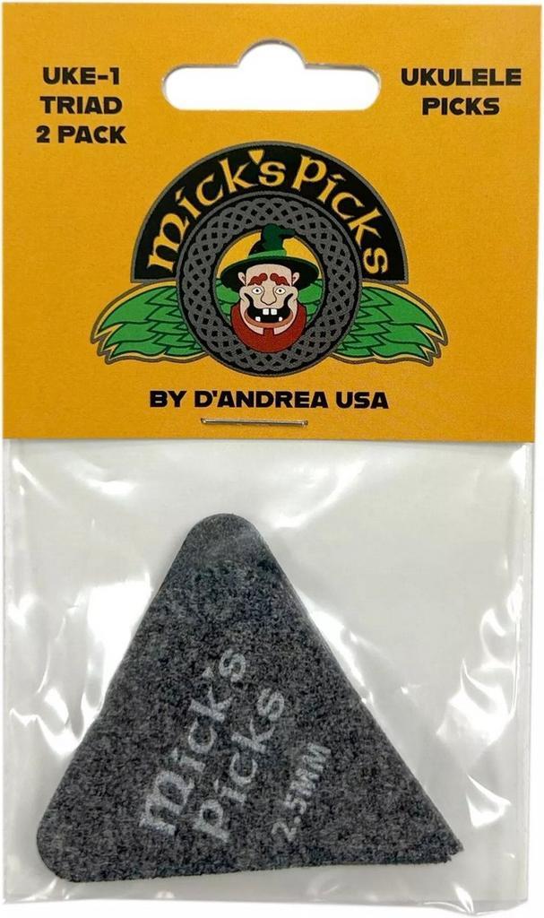 DAndrea - Micks Pick - Ukelele plectrum - 2.50 mm 2-pack, Muziek en Instrumenten, Instrumenten | Toebehoren, Mandoline, Nieuw