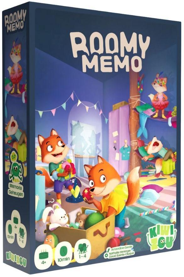 Roomy Memo - Kaartspel | Kiwizou - Kaartspellen, Hobby en Vrije tijd, Gezelschapsspellen | Kaartspellen, Nieuw, Verzenden