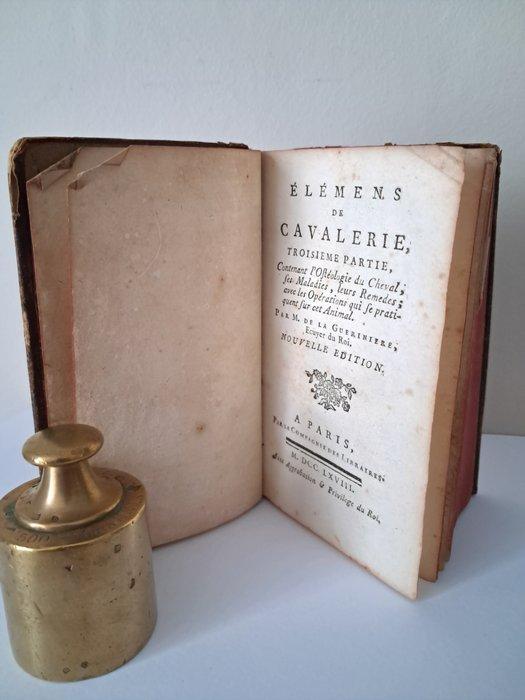 De la Guérinière - Élémens de cavalerie - 1768, Antiek en Kunst, Antiek | Boeken en Bijbels