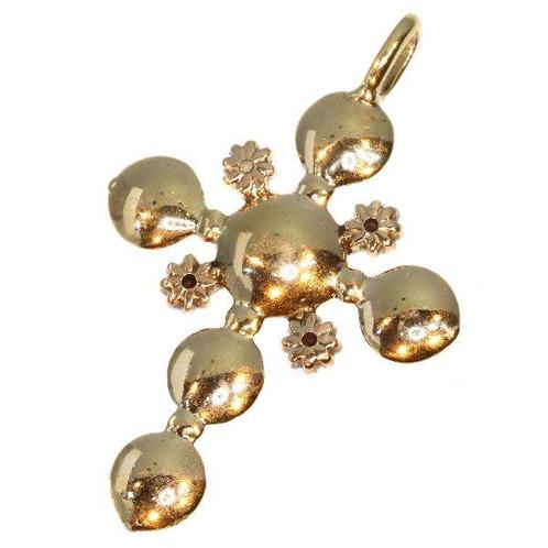 Zonder Minimumprijs - Hanger - 18 karaat Geel goud - Diamant, Sieraden, Tassen en Uiterlijk, Antieke sieraden