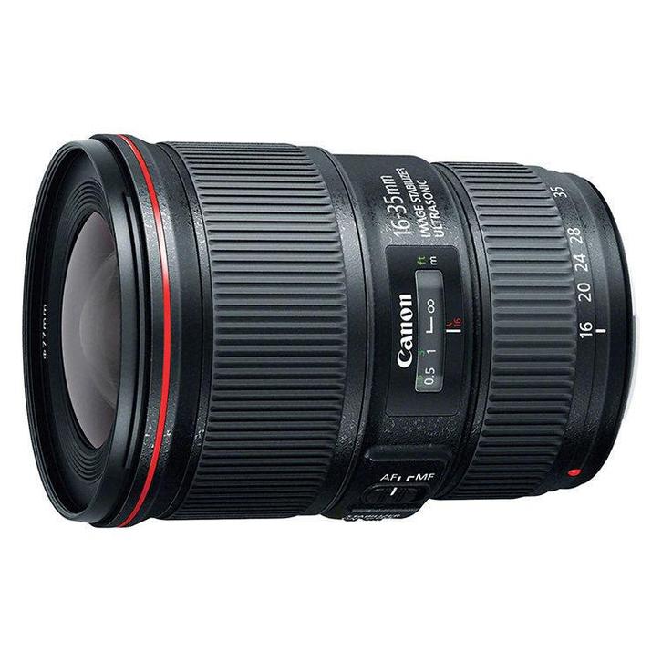 Canon EF 16-35mm f/4.0L IS USM objectief - Tweedehands, Audio, Tv en Foto, Fotografie | Lenzen en Objectieven, Groothoeklens, Gebruikt