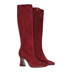 Paola Darcano • suede laarzen bordeaux • 40, Kleding | Dames, Schoenen, Paola D'arcano, Verzenden, Nieuw, Rood