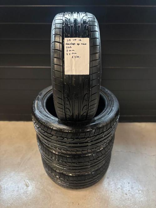 215/45/16 DUNLOP SPORTMAXX 7,5MM 4 STUKS 220,- (2316), Auto-onderdelen, Banden en Velgen, 16 inch, BOVAG lid, Stiba lid, Erkend duurzaam