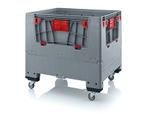 Palletbox opvouwbaar met 4 wielen 120x100x114 cm, Ophalen of Verzenden