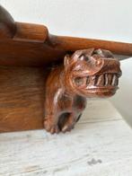 Boekenkast - Wandconsole met fabeldieren - Hout, Antiek en Kunst