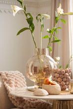 2dekans | Light & Living Vaas Dusit 38cm - Amber, Ophalen of Verzenden, Zo goed als nieuw