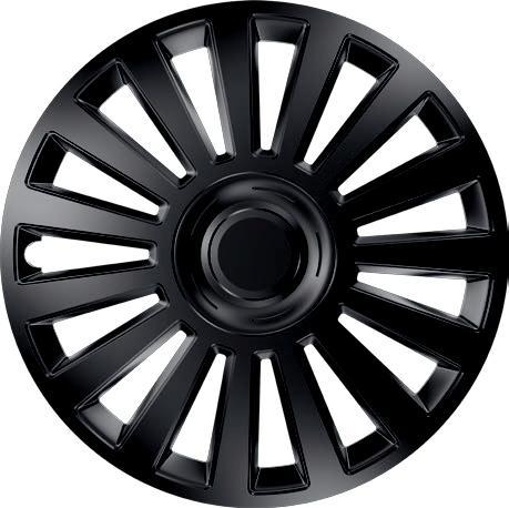 Wieldoppen  Luxury Zwart 14 Inch, Auto diversen, Wieldoppen, Verzenden