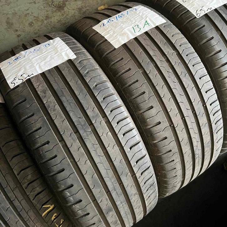 2 x Continental SportContact 5 215-45-17 Zomerbanden 5,5mm, Auto-onderdelen, Banden en Velgen, 17 inch, Zomerbanden, 215 mm, Personenwagen