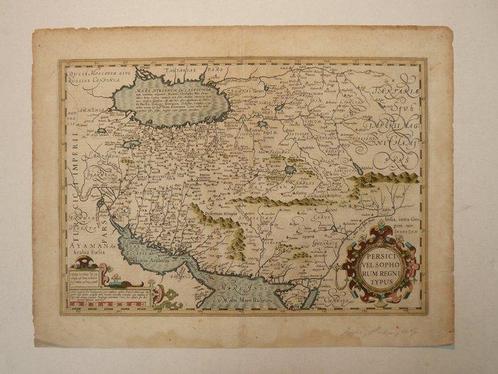 Azië - Iran, Afghanistan, Pakistan; Henricus Hondius -, Boeken, Atlassen en Landkaarten