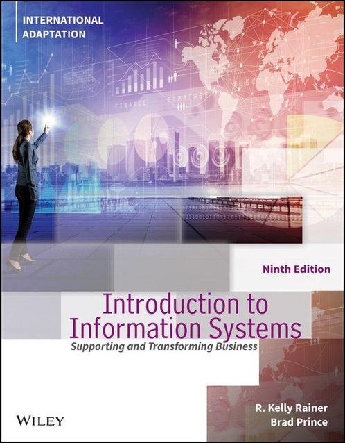 9781119859932 Introduction to Information Systems, Intern..., Boeken, Schoolboeken, Zo goed als nieuw, Verzenden