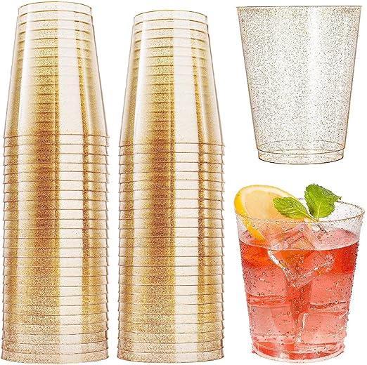 Herbruikbare hard plastic feestglazen – 50 stuks, 300 ml, Huis en Inrichting, Keuken | Servies, Nieuw, Verzenden