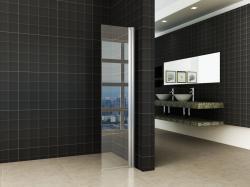 Scharnierende zijwand + muurprofiel Nano 10mm, Doe-het-zelf en Verbouw, Sanitair, Nieuw, Verzenden