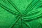 Velvet stof groen stof - 10m rol - Polyester stof, Hobby en Vrije tijd, Stoffen en Lappen, 200 cm of meer, Nieuw, Polyester, 120 cm of meer
