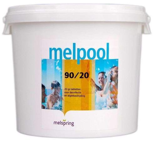 Melpool chloortabletten 20gr/5kg, Tuin en Terras, Zwembad-toebehoren
