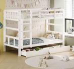Stapelbed voor Kinderen 90x200 cm – Met 2 Opberglades, Verzenden, Nieuw