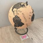 Kurk wereldbol met tekst - globe - diameter 20 cm., Huis en Inrichting, Woonaccessoires | Overige, Ophalen of Verzenden, Nieuw