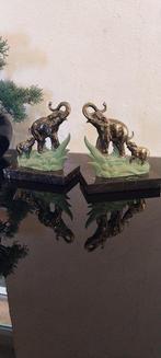 dans le goût carlier - Boekensteunen (2) - Marmer, Zamak -, Antiek en Kunst