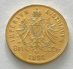 Oostenrijk. 8 Florins/20 Francs 1892 - Franz Joseph I.