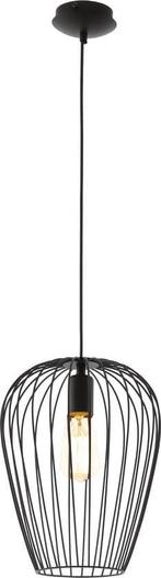 EGLO Newtown Hanglamp - E27 - Ø 27,5 cm - Zwart, Huis en Inrichting, Lampen | Hanglampen, Ophalen of Verzenden, Gebruikt