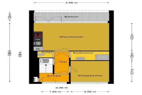 Appartement Cassandraplein in Eindhoven, Huizen en Kamers, Huizen te huur, Via bemiddelaar, Noord-Brabant, Appartement