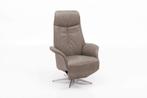 Relaxfauteuil Delfgauw - relaxfauteuils - Beige, Nieuw, Stof