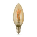 LED FILAMENT E14 KAARS AMBER 1.6W, Nieuw