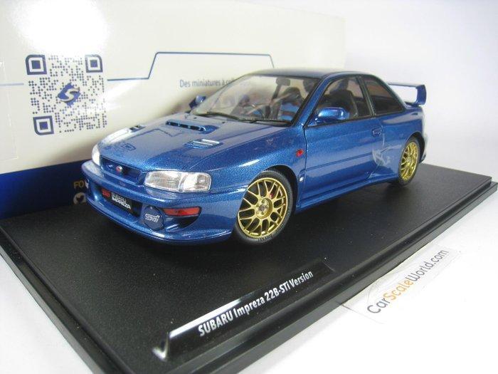Solido 1:18 - Modelauto - Subaru Impreza 22B-STi Version, Hobby en Vrije tijd, Modelauto's | 1:5 tot 1:12