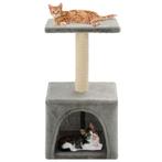 vidaXL Kattenkrabpaal met sisal krabpaal 55 cm grijs, Dieren en Toebehoren, Katten-accessoires, Verzenden, Nieuw
