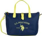 US POLO PATTERSON FLUO Tas Dames - Blauw / Geel, Sieraden, Tassen en Uiterlijk, Tassen | Schoudertassen, Verzenden, Nieuw